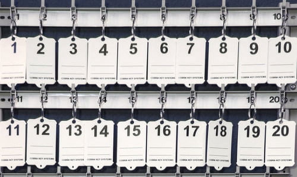 250 Blank Tags for Key Boards