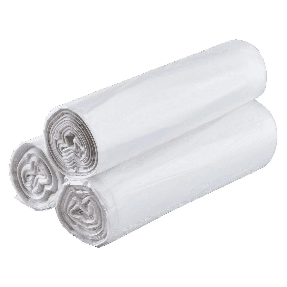 [ 250/Case ] High Density 3339 Gallon Trash Can Liner, 30" x 40", White Trash Bag , Garbage