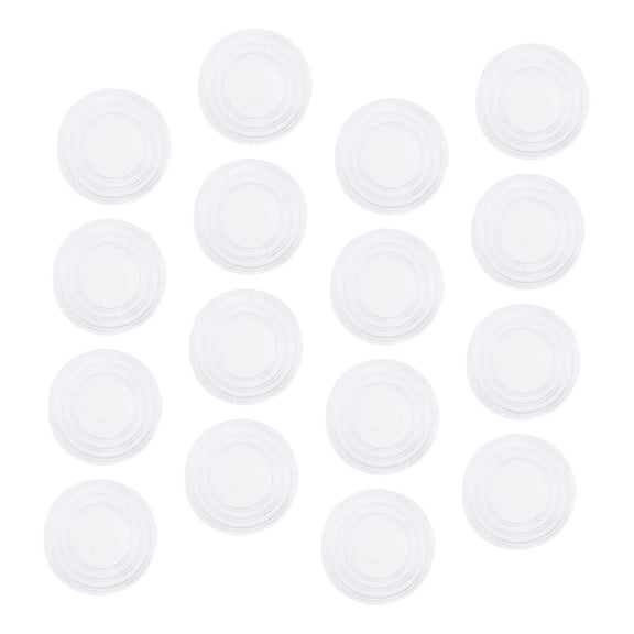 250 Clear Glass Table Protectors - Transparent Furniture Surface Guards