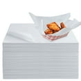 thumbnail image 1 of (250 Count) 12x12 White Wax Paper Sheets for Food, Basket Liners, Sandwich Wrap Squares, Burger Wraps, Waxed Deli Wrappers for Burrito Wrapping, Basket Liner, Deli Paper Sheets - Stock Your Home, 1 of 7
