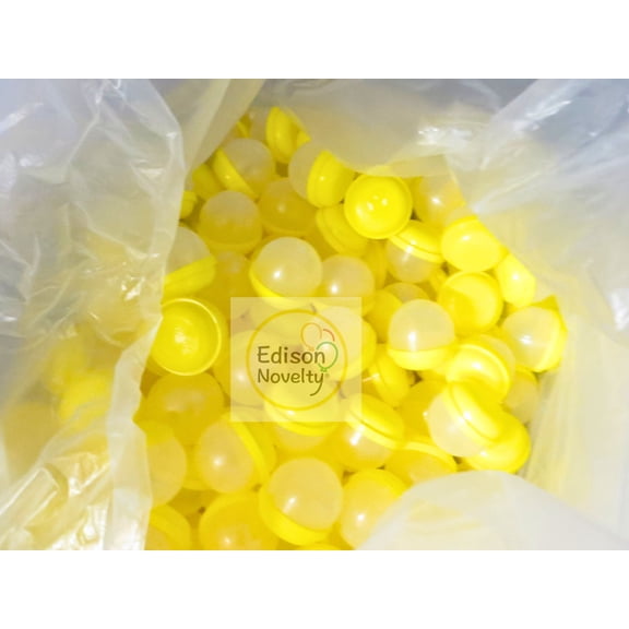 250 Count 2" Plastic Vending Capsules (YELLOW)