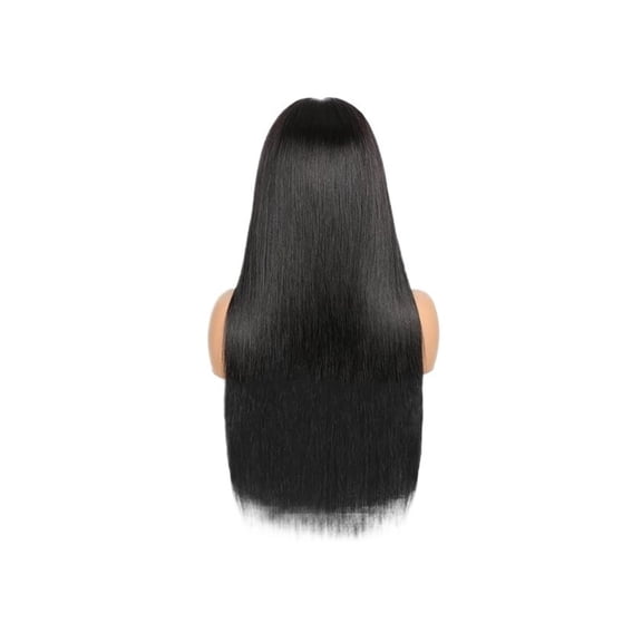 250 Density 360 Full Lace Frontal Wig Human Hair with Drawstring Straight Hidden Strap Pre Plucked