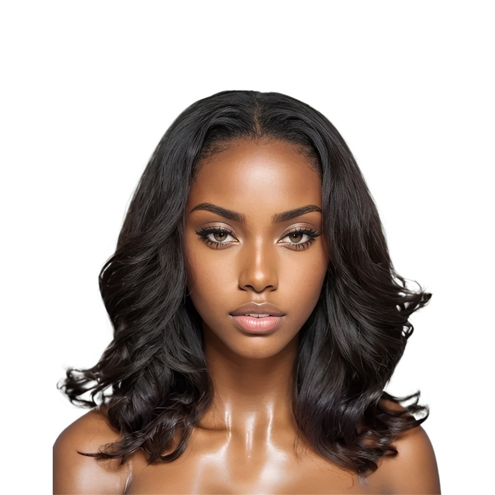 250% Density Bob Wig Body Wave Wear for Women 100% Human Hair Pre Plucked Lace Wig