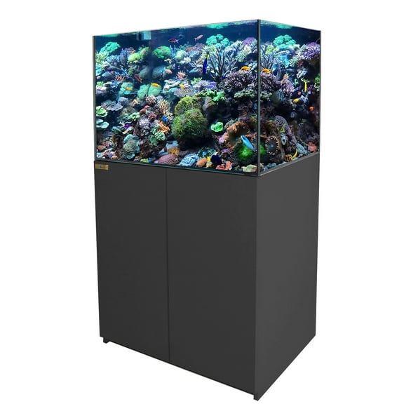 250 Gallon Coral Reef Aquarium Ultra Clear Glass Tank & Built in Sump