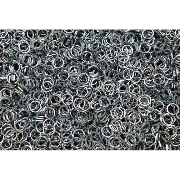 (250) Hex Panel Nuts 15/32 Zinc Plated 15/32-32 x 3/32 T x 9/16 AF Toggle Switch