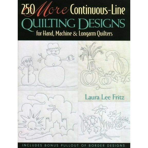 250 MORE Continuous-Line Quilting Design (Paperback)