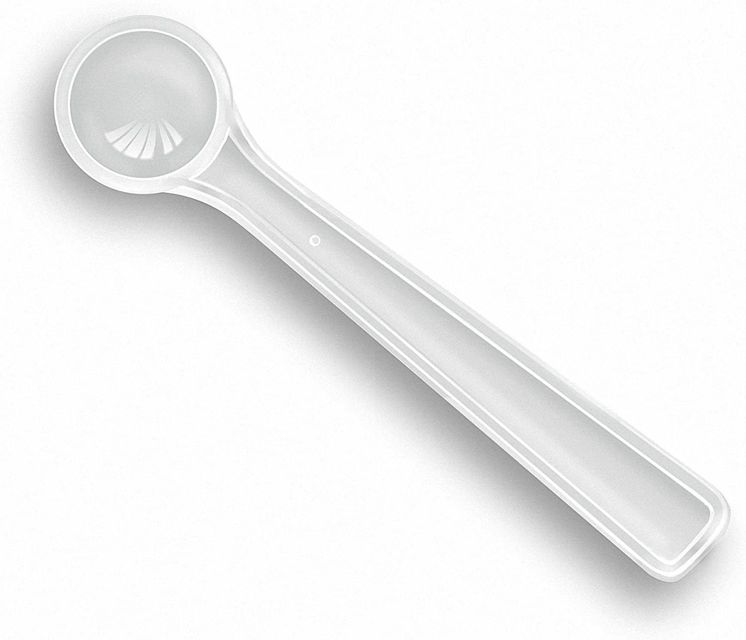 250 Mg Pack of 10 White Measuring Smidgen Micro Scoop 0.5 Ml PP Lab  Measuring Mini Spoons for Powder Measurement or Baking - Static-Free  Plastic Tiny
