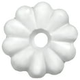 thumbnail image 1 of 250  Mobile Home RV White 1-1/8" Ceiling Rosette Buttons w/Screws, 1 of 3