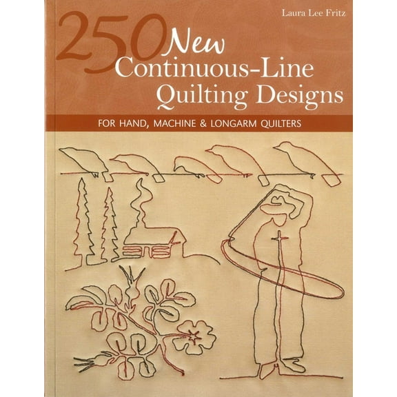 250 New Continuous-Line Quilting Designs-Print-on-Demand-Edition: For Hand, Machine & Longarm Quilters, (Paperback)