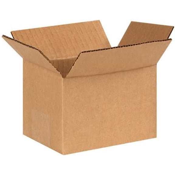 250 Pack 6x4x4 Corrugated Shipping Boxes  32 ECT, 200 lb Test  Small Cardboard Cartons for Packing, Mailing, Moving, Storage  Strong Kraft Box Bulk Bundle