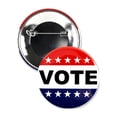 thumbnail image 1 of 250 Pack - Classic Vote Political Pinback Button Badges - 2.25 Inch, 1 of 1
