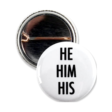 250 Pack - He/Him/His Are My Pronouns Pinback Button - 1 Inch