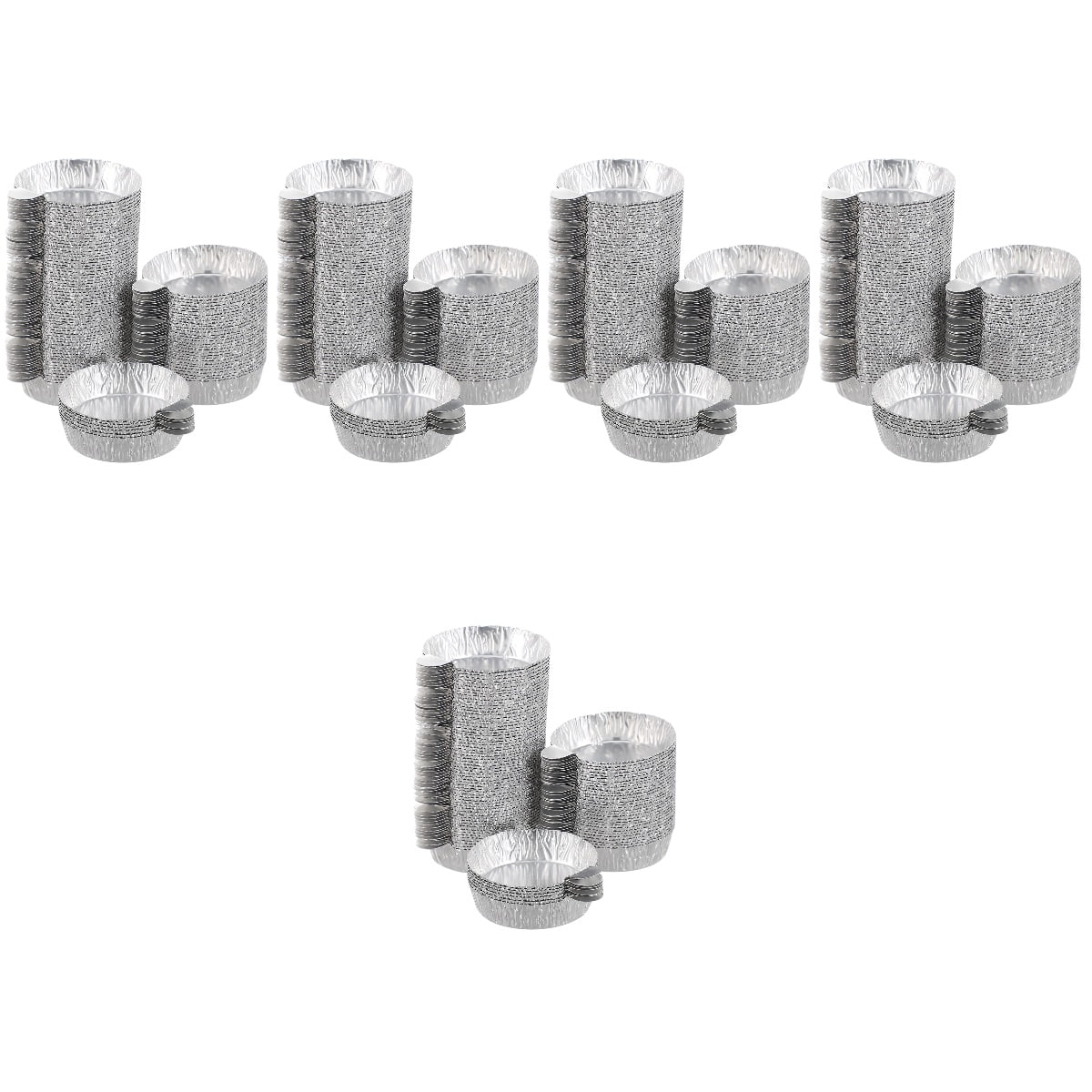 250 Pcs Aluminum Foil Weighing Dish Lightweight Chemistry Boats Tray