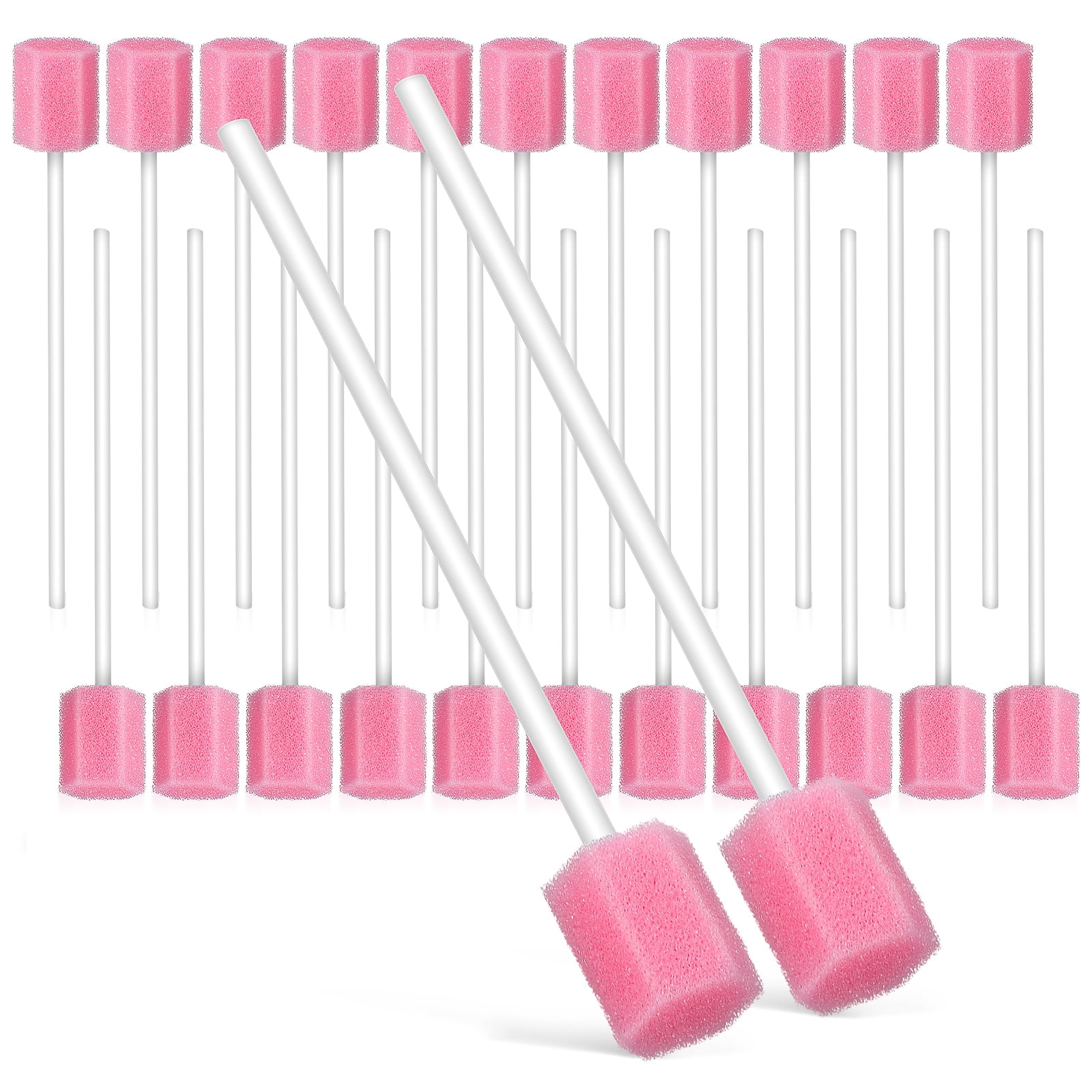 250 Pcs Cotton Swabs Disposable Oral Cleaning Sponge Sponges Toothpicks