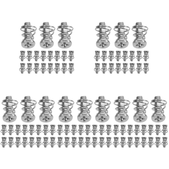 250 Pcs Radiator Screws Metal Spring Plain Carbon Steel