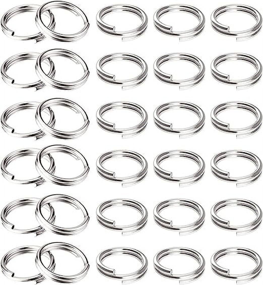 Split Ring Key Ring Key Chain Parts - Set of 10 - Key Chain Assembly - –  Happy Wood Products