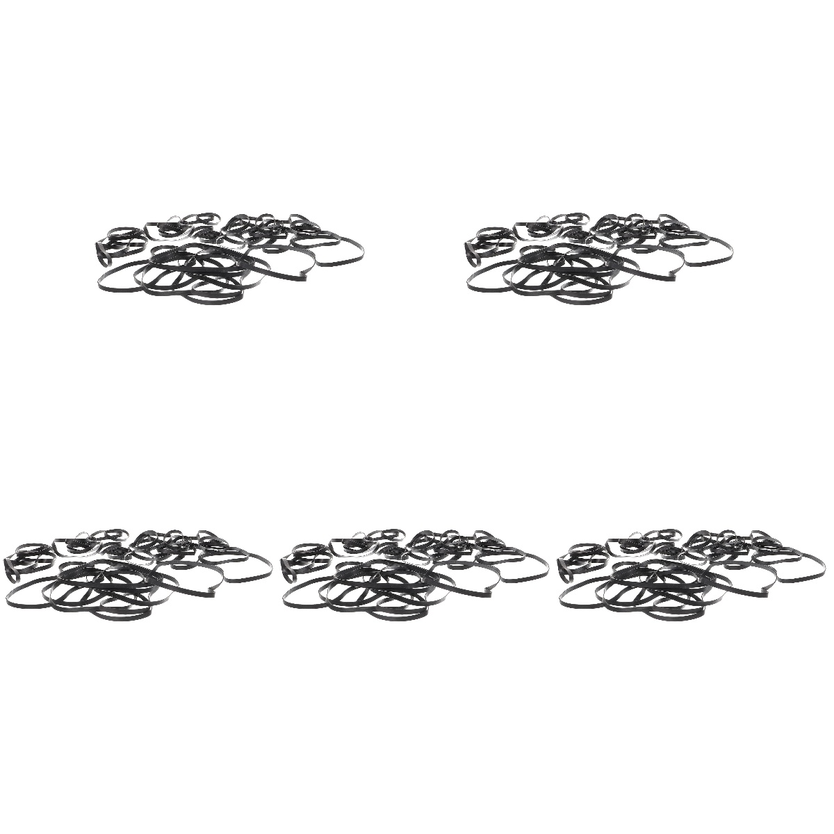 250 Pcs Voice Recorder Cassette Player Belts Replacement Cassette Belts