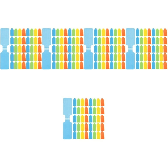 250 Pcs Wire Label Labels Electrical Cable Tags Marking Ties Reusable Charger Cord