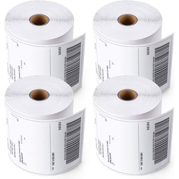 250 Per Roll 4x6 Direct Thermal Labels For Zebra 2844 ZP450 ZP500 ZP505 Eltron
