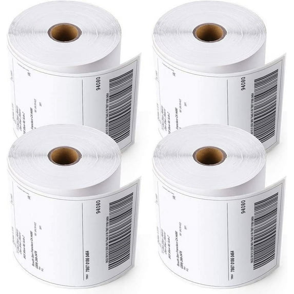 250 Per Roll 4x6 Direct Thermal Labels For Zebra 2844 ZP450 ZP500 ZP505 Eltron