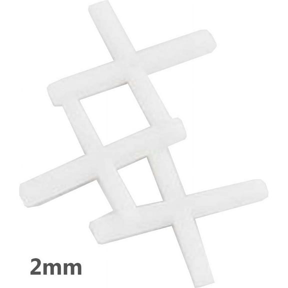 250 Piece 2mm Tile Spacers Set - To Evenly Space Tiles During Installation (ToolUSA: D-92250)