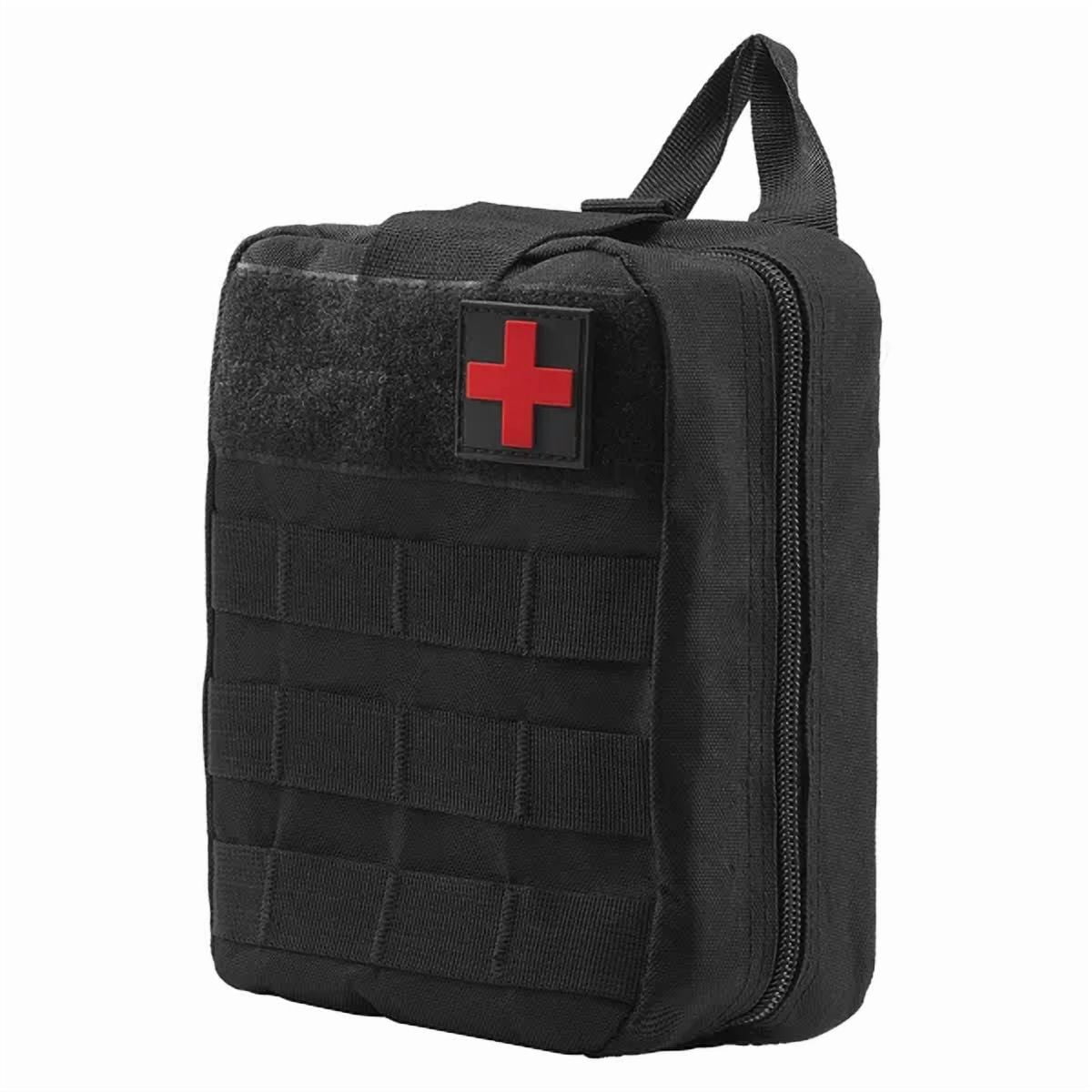 250 Piece 600D Nylon Trauma First Aid Survival Kit for Camping Hiking Hunting Outdoor Adventure Emergency Gear