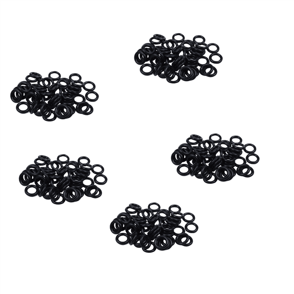 250 Pieces Black Nitrile Rubber O Ring Seals Washers 12 mm x 2,5 mm x 7 mm