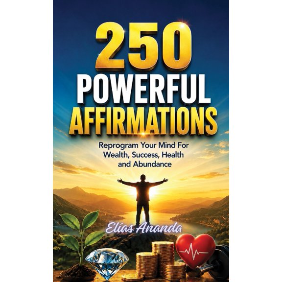 250 Powerful Affirmations: Reprogram Your Mind for Wealth, Success, Health, and Abundance, (Paperback)