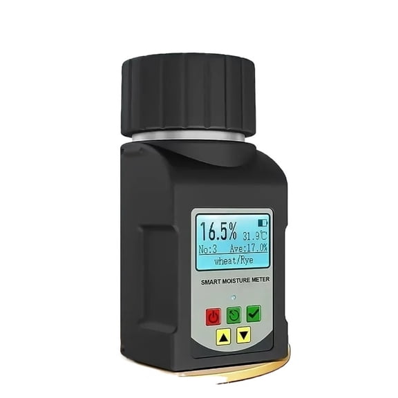 250-Sample Support Temp-Compensated Data Logging Grain Moisture Meter 25 Crops ,Accurate Measurement