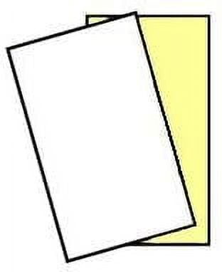 250 Sets, Legal Size, 8.5 x 14, NCR 5889, 2 Part Carbonless Laser - Inkjet Printer Paper, White-Canary
