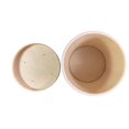 250 Sets Paper Food Containers With Vented Lids, To Go Hot Soup Bowls