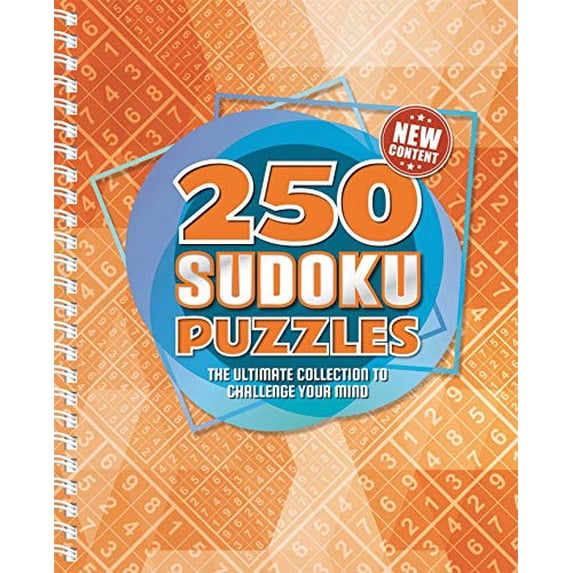 Pre-Owned 250 Sudoku Puzzles: 250 Easy to Hard Sudoku Puzzles for Adults Paperback