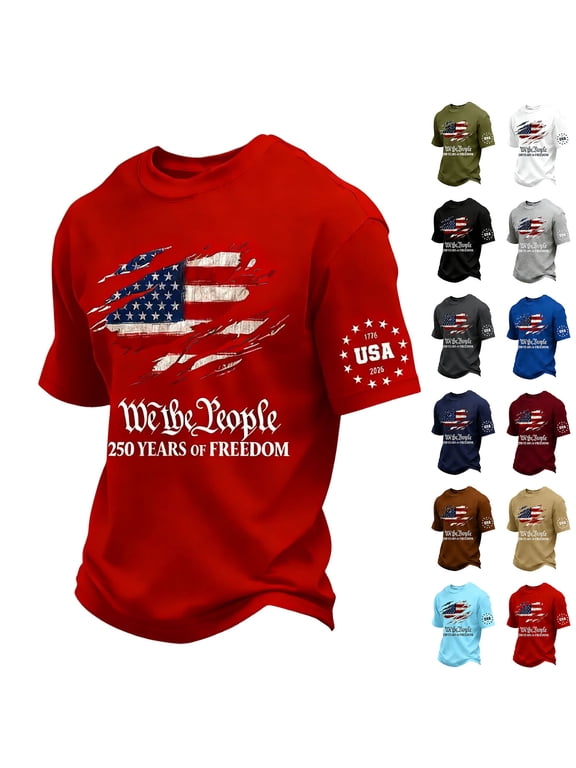 250 Th Anniversary Of Usa Shirt 1776 Flag Funny 4th Of July Shirts Mens Patriotic T Shirts Mens Usa Shirt Mens T Shirts Graphic T Red Shirt Men