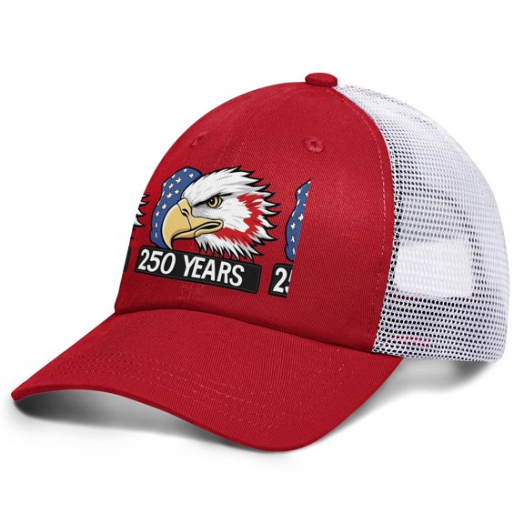 250 YEARS OF EREEDOM SEMIQUINCENTENNIAL 1776-2026 Unisex Casual Snapback Cap