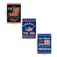 thumbnail image 1 of 250 Year American Anniversary Flag 12x18", 250th Anniversary USA Flag Patriotic 4th of July We the People 1776 Yard Garden Flags for Outside, Double Sided Outdoor Banner Decorations 3PCS, 1 of 8