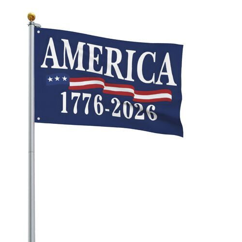 250 Year American Anniversary Flag 2x3 Ft Outdoor Double Sided 250th Anniversary USA Flag 4th of July1776 Patriotic Flags For Outside Indoor Decor