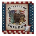 thumbnail image 1 of 250 Year American Anniversary Flag Cloth Napkins, Eagle USA Flag Vintage Washable and Reusable Dinner Napkins Set of 2, Table Napkin for Kitchen Party Birthday Wedding Hotel Housewarming 20"x20", 1 of 9