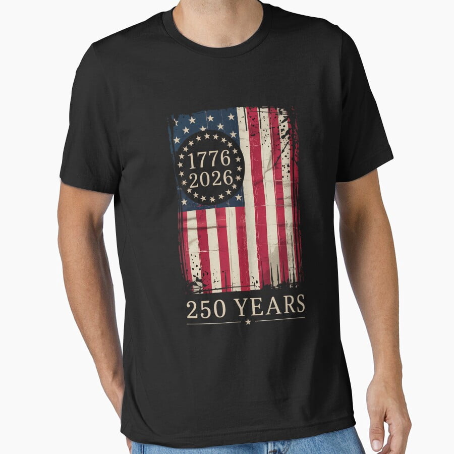 250 Years America Anniversary 250Th Holiday Freedom T-Shirt All Size S ...