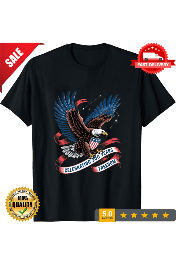 250 Years America Anniversary USA 250th Birthday Apparel T-Shirt, Unisex Tees, ULTRA LIMITED-TH80350