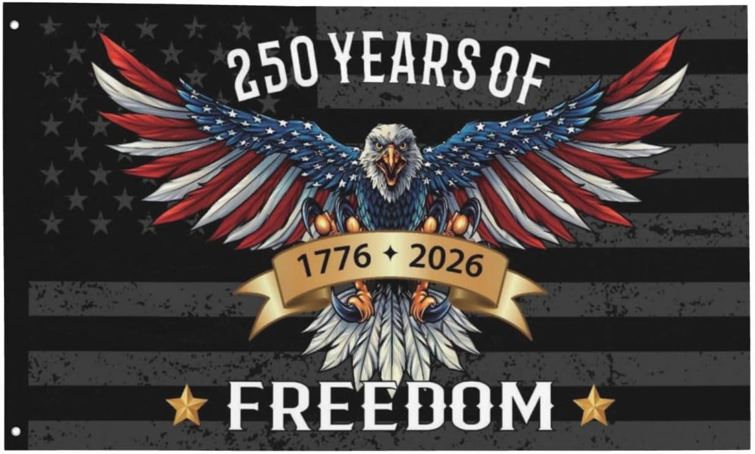 250 Years America Flag 3x5 FT US 250th Anniversary Flags 1776 2026 
