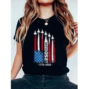 250 Years American 1776 2026 250th Anniversary USA 4th July T-Shirt