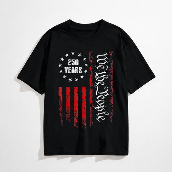 250 Years American 1776 2026 250th USA Birthday 4th of July Mens T-Shirt