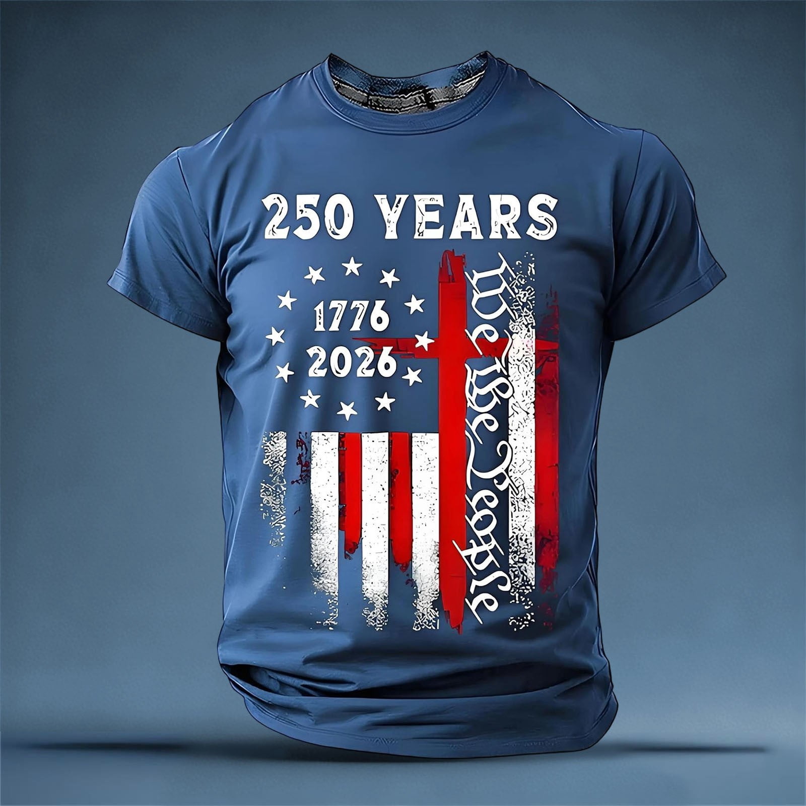 250 Years American 1776 2026 250th USA Birthday 4th of July T-Shirt ...