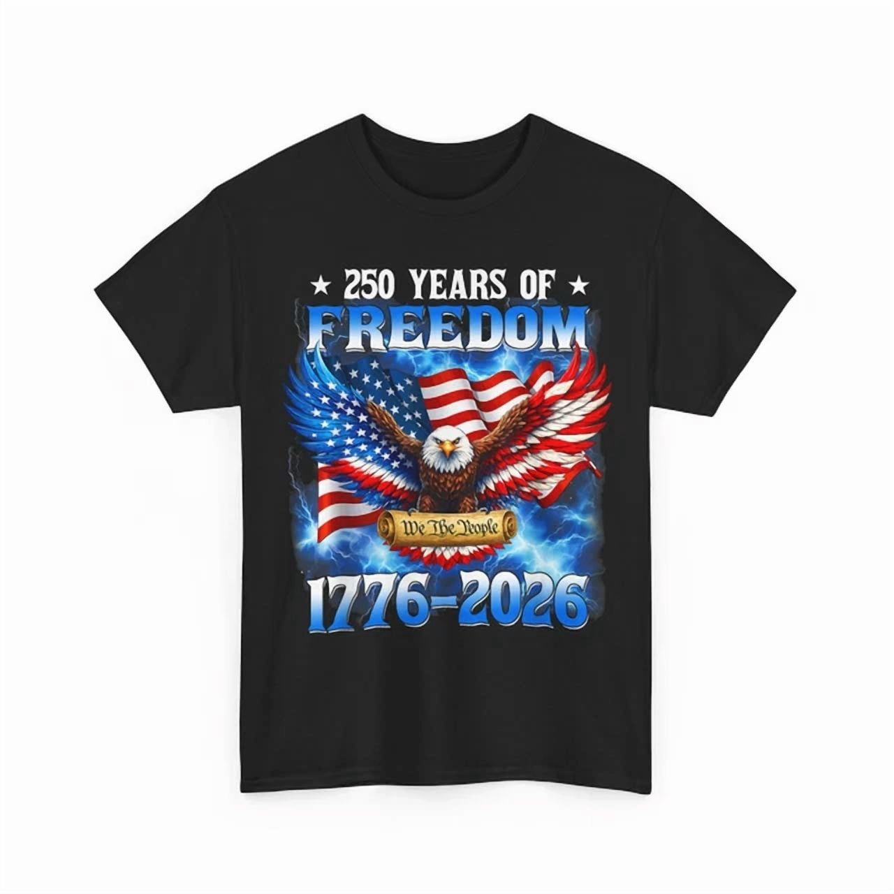 250 Years American 1776 2026 T-Shirt, Eagle 250th USA Birthday 4th of ...