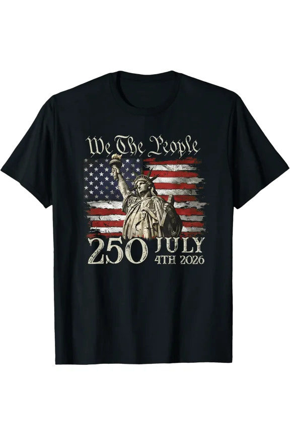 250 Years American 250Th Anniversary Us Usa Flag 4Th Of July T-Shirt Unisex Full Size S-5XL