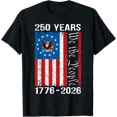 thumbnail image 1 of 250 Years American 250Th Patriotic Us Usa Flag 4Th Of July T-Shirt All Size S-5Xl, 1 of 4