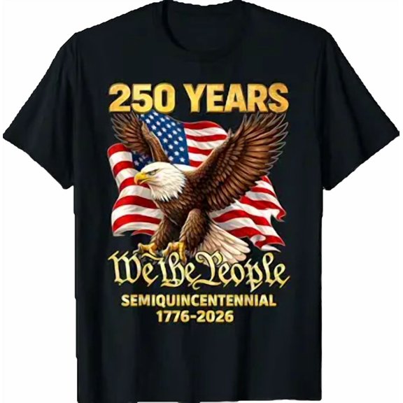 250 Years American Flag 2026 T-Shirt