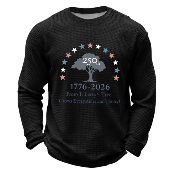 250 Years American Flag 250th Anniversary USA Long Sleeve T-Shirt for Men