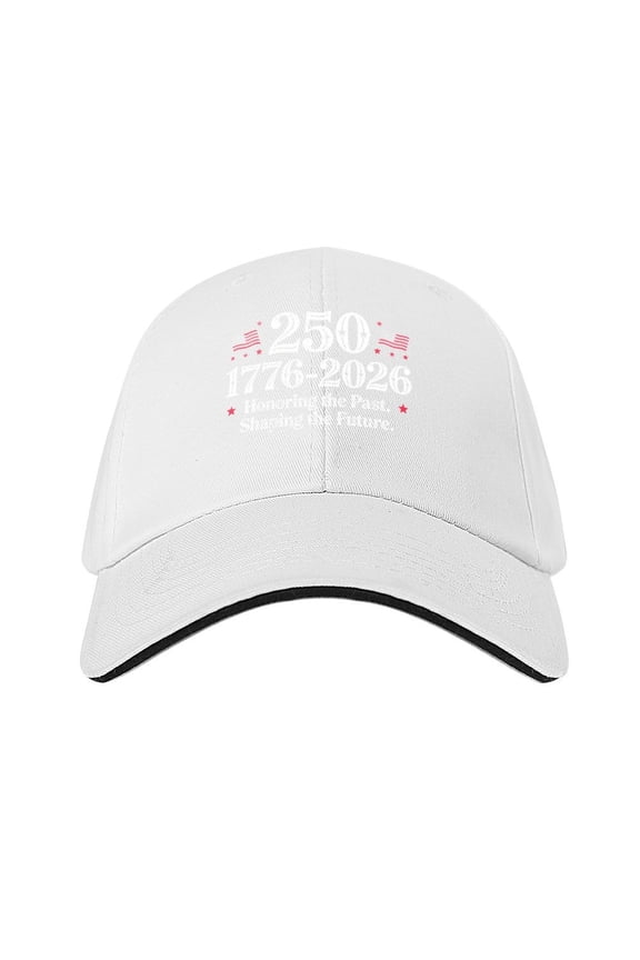 250 Years Anniversary Baseball Cap 1776-2026 Honoring the Past Shaping the Future Print Hat for Men Women