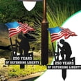 thumbnail image 1 of 250 Years of Defending Metal Garden Stake, Durable Iron Patriotic Yard Sign, 250th Anniversary Bell Outdoor Memorial Day Veterans Day Decor for Lawn Cemetery Memorial Display,11.8Inch, 1 of 9